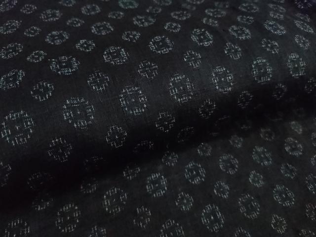 平和屋本店*極上 夏物 重要無形文化財 本場宮古上布 苧麻 亀甲丸文 逸品 DZAB1028kh5