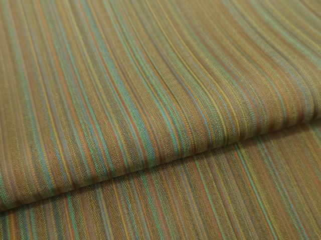平和屋着物▽極上 道行コート スリーシーズン 春夏秋 塵除け 縞 逸品 未使用 DZAB1036kh5