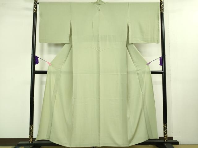 平和屋着物*極上 夏物 色無地 絽 柳茶色 逸品 DZAB1076kh5