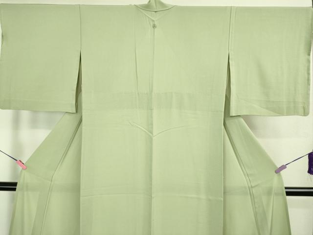 平和屋着物*極上 夏物 色無地 絽 柳茶色 逸品 DZAB1076kh5