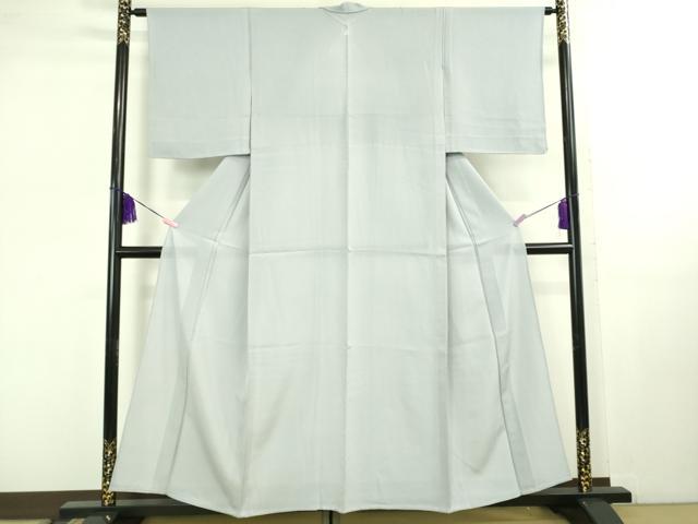 平和屋着物*極上 夏物 色無地 絽 銀鼠色 逸品 DZAB1080kh5