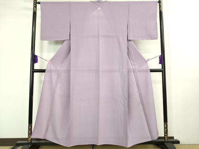 平和屋着物*極上 夏物 色無地 変わり絽 葡萄鼠色 逸品 未使用 DZAB1082kh5