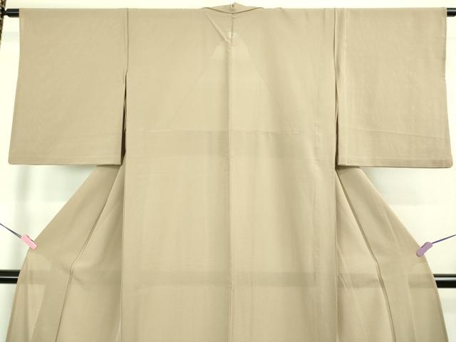 平和屋着物*極上 夏物 色無地 絽 白茶色 逸品 DZAB1085kh5