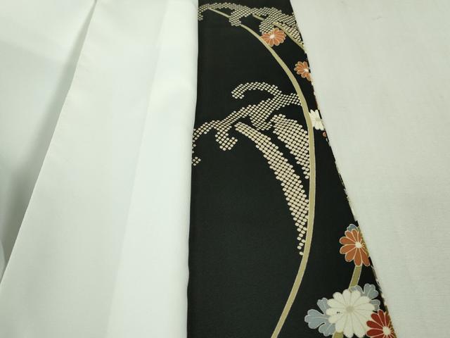 平和屋本店■極上 創業460年・千總 黒留袖 駒刺繍 宝尽くし 立波松文 金彩 高島屋扱い 逸品 DZAB1143kh5