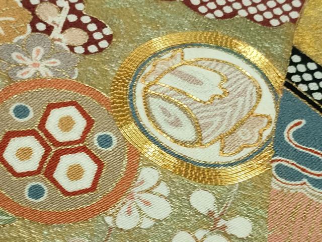 平和屋着物●極上 創業460年・千總 黒留袖 駒刺繍 宝尽くし 立波文 金彩 三越扱い 逸品 DZAB1176kh5