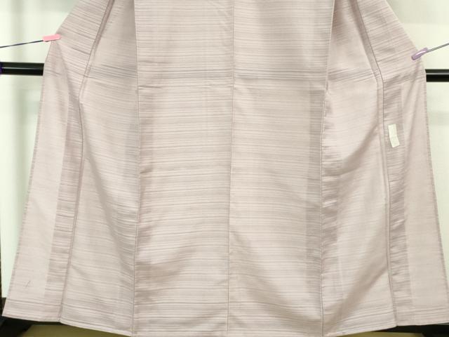 平和屋着物*極上 夏物 銀座きしや 色無地 絽紬 変わり絽 薄葡萄色 逸品 未使用 DZAB1365kh5