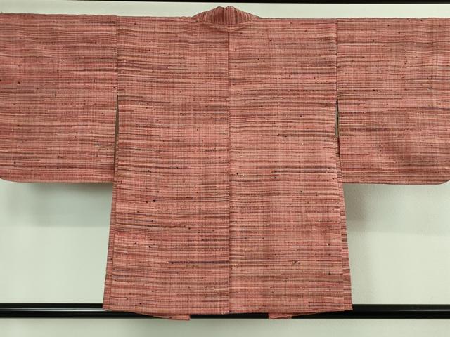 平和屋着物#極上 浦野理一 経節紬 羽織 羽織紐付き 逸品 DZAB1387kh5
