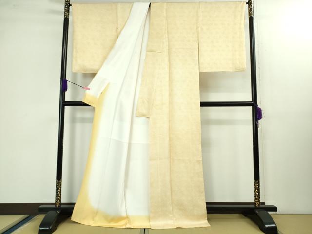 平和屋本店■極上 京都老舗銘店・に志田 小紋 鹿の子文 たとう紙・残布付き 逸品 DZAB1430kh5
