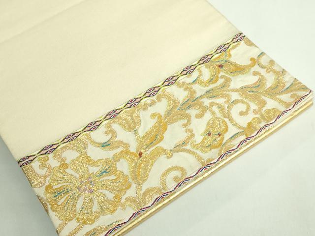 平和屋本店■最高級 龍村平蔵製 太鼓柄 本袋帯 国宝花篭文 金糸 逸品 DZAB1459kh5