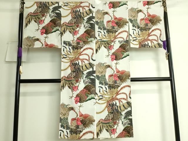 平和屋着物●岡重謹製 OKAJIMA 長襦袢 無双仕立て 軍鶏 逸品 DZAB1546kh5
