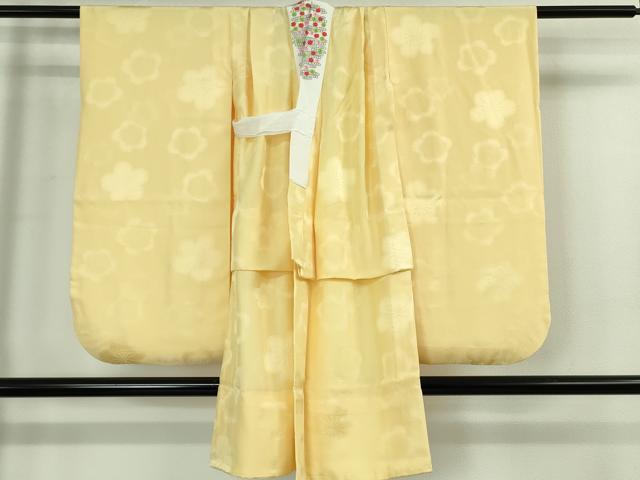 平和屋本店■極上 七五三 女の子 7歳 祝着 襦袢(無双仕立て・半衿刺繍)セット 友禅 作家物 金彩 三越扱い 逸品 DZAB1588kh5