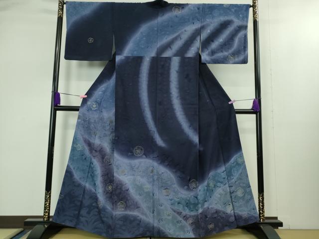 平和屋本店■極上 中国三大刺繍 スワトウ刺繍 汕頭刺繍 訪問着 辻が花 暈し染め 金糸 逸品 DZAB1652kh5