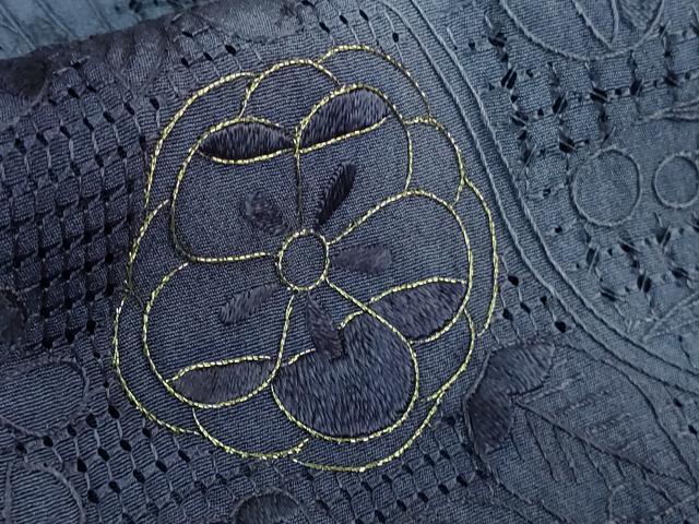平和屋本店■極上 中国三大刺繍 スワトウ刺繍 汕頭刺繍 訪問着 辻が花 暈し染め 金糸 逸品 DZAB1652kh5