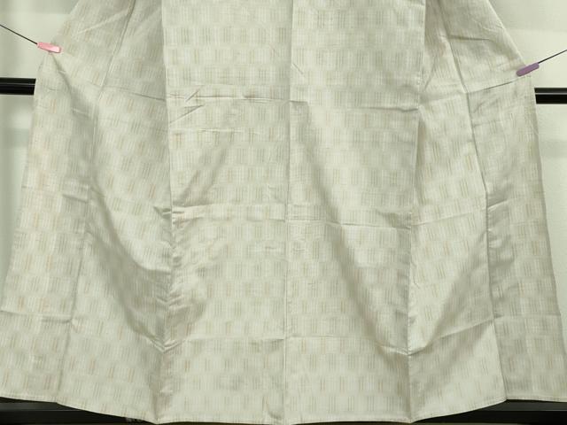 平和屋着物▽極上 紅絣 紬 単衣 渡源織物謹製 反端付き 逸品 未使用 DZAB1669kh5
