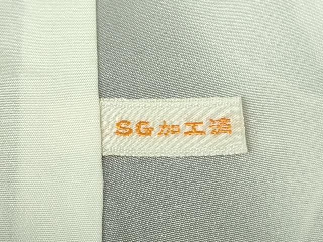 平和屋本店■極上 本場大島紬 白大島 9マルキ 白鳳 白薩摩焼泥 七宝文様 窪田織物謹製 証紙付き 逸品 DZAB1729kh5