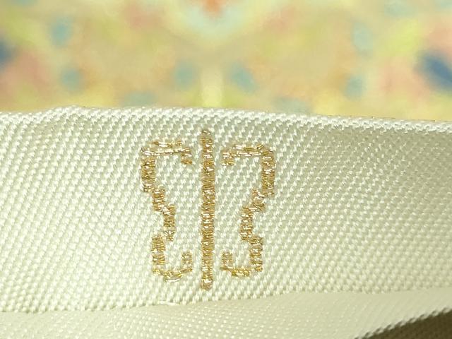 平和屋着物●極上 西陣 川島織物 六通柄 本袋帯 正倉院花文 金糸 逸品 DZAB1762kh6