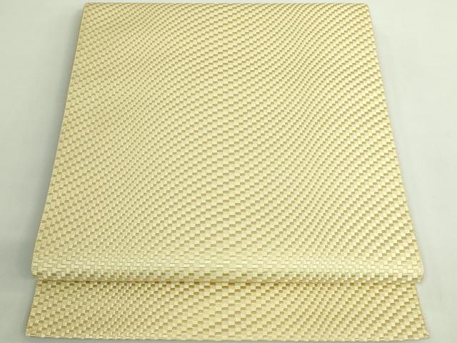 平和屋着物●本場筑前博多織　八寸名古屋帯　間道　金糸　正絹　逸品　DABA1246ps 平和屋着物□極上 本場筑前博多織 八寸名古屋帯 花唐草間道 逸品