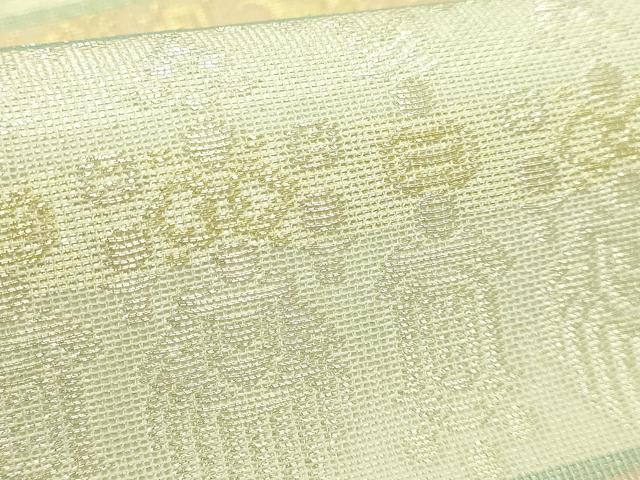 平和屋着物●極上 名物裂一筋 西陣・あらいそ謹製 つけ帯 金銀糸 反端付き 逸品 DZAB1806kh6