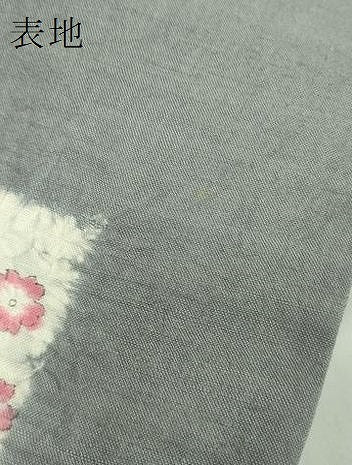 平和屋着物●極上 工芸袋帯 太鼓柄袋帯 紬地 手描き 舞花文 逸品 DZAB1819kh6