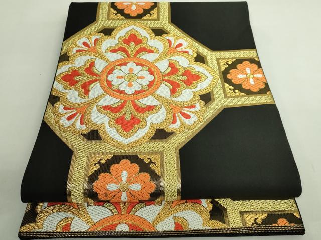 平和屋着物○極上 西陣 川島織物 六通柄 本袋帯 唐織 蜀江花