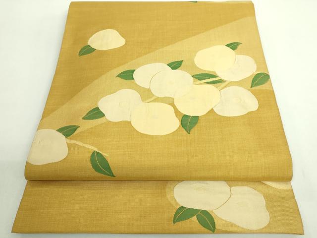 平和屋着物●極上 名門木屋太 今河織物 六通柄袋帯 光琳菊 逸品 DZAB1841kh6