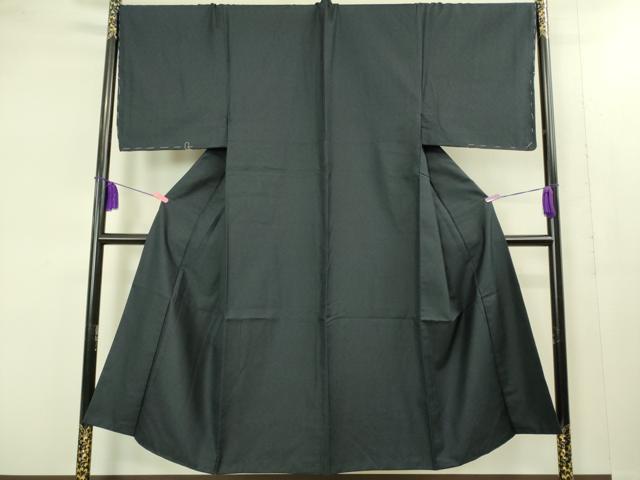 平和屋着物●極上 男性 お召 アンサンブル キングサイズ 100亀甲 羽裏・龍 逸品 未使用 DZAB1882kh6