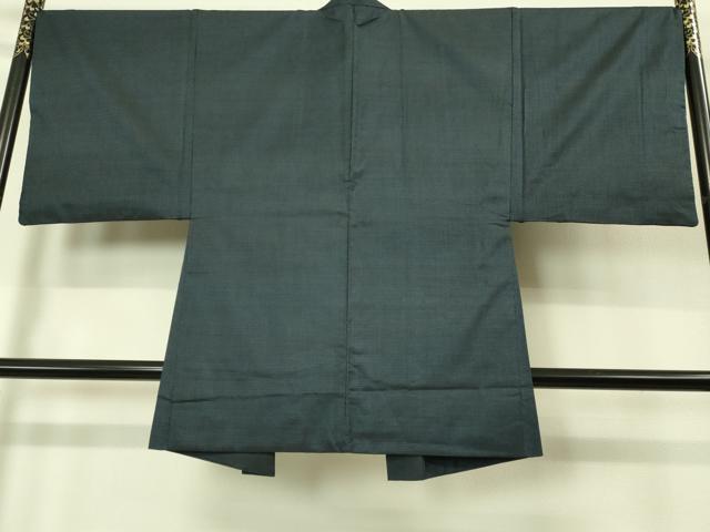 平和屋着物■極上 男性 本場大島紬 アンサンブル 長羽織 100亀甲 羽裏・鷹 逸品 DZAB1893kh6