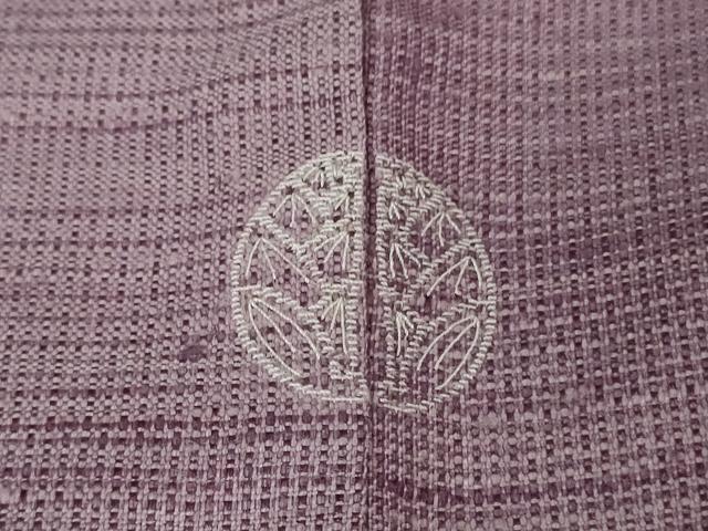 平和屋着物▽極上 銀座 志ま亀 紬 単衣 横段文 たとう紙付き 逸品 未使用 DZAB1916kh6