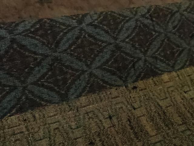 平和屋着物●極上 本場小千谷紬 百柄 繋ぎ絣 手織り 逸品 未使用 DZAB1932kh6