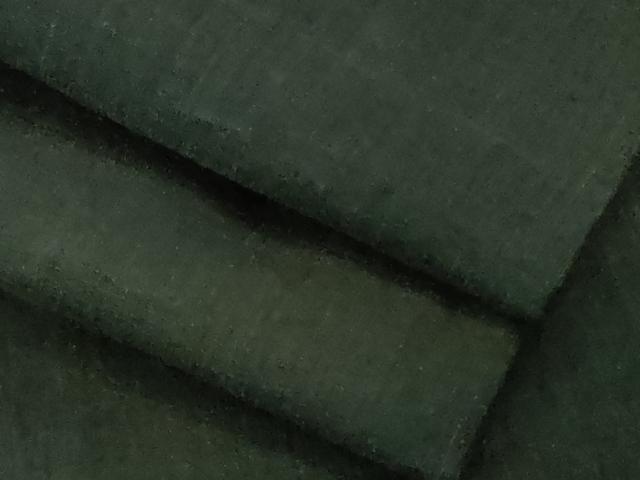平和屋着物●極上 男性 本場結城紬 重要無形文化財 アンサンブル 色無地 藍鉄色 三越扱い 逸品 DZAB1934kh6