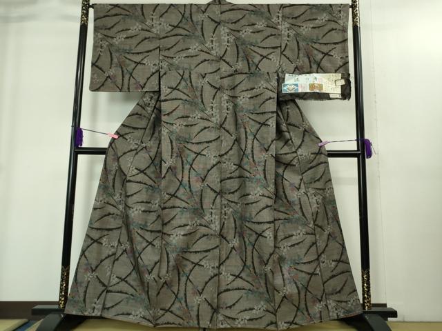平和屋着物●極上 本場大島紬 9マルキ 古代染色純泥染 竹千雅 泥の舞 竹川絹織物謹製 証紙付き 逸品 未使用 DZAB1944kh6