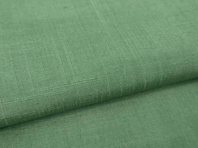 平和屋着物●極上 結城紬 色無地 薄青色 逸品 未使用 DZAB1947kh6