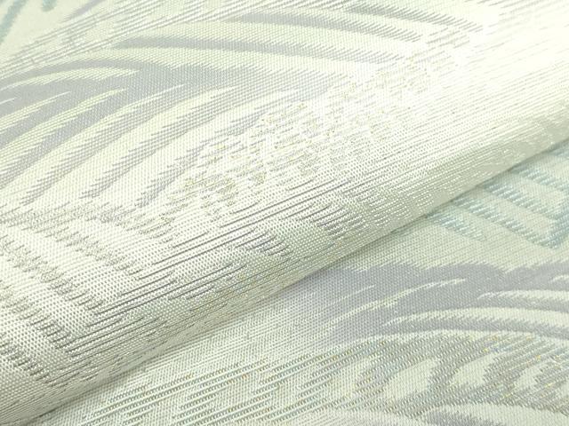 平和屋着物*極上 夏物 紋屋井関 御寮織 つけ帯 立波文 銀糸 逸品 DZAB2028kh6