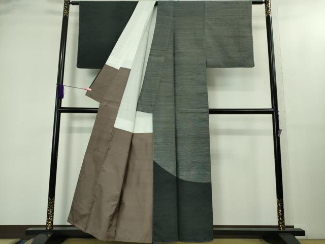 平和屋着物●極上 紅花紬 米沢 新田秀次 訪問着 逸品 未使用 DZAB2133kh6