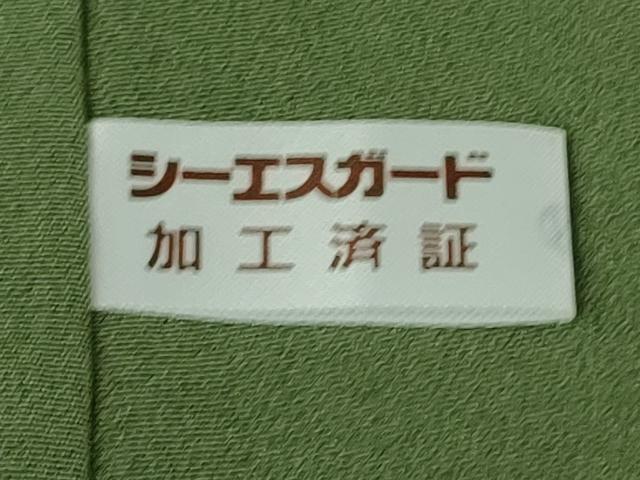 平和屋本店●極上 本加賀友禅作家 鬼島武司 訪問着 花唐草文 柳染色地 逸品 DZAB2136kh6