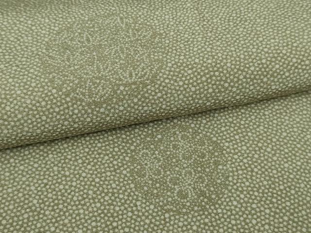 平和屋着物●極上 江戸小紋 行儀 雪輪花文 柳鼠色×白 逸品 未使用 DZAB2146kh6