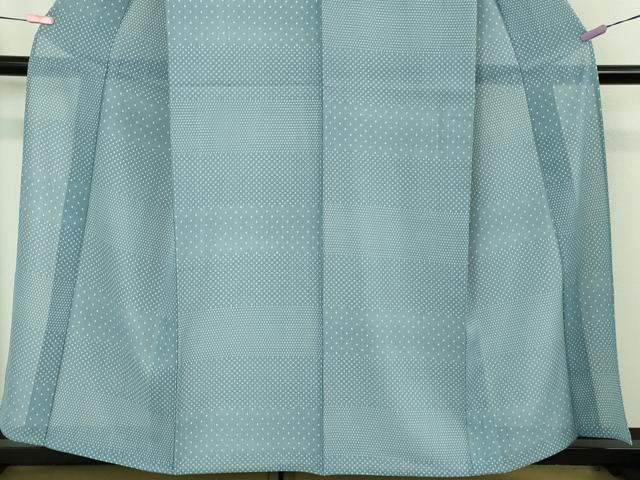 平和屋着物*極上 夏物 洗える最高級着物 <英>はなぶさ謹製 小紋 丸文 逸品 未使用 DZAB2147kh6
