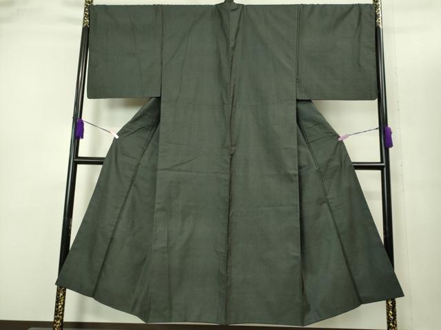 平和屋着物■極上 男性 本場大島紬 アンサンブル キングサイズ 100亀甲 総詰め 長羽織 羽裏・鳥獣戯画 逸品 DZAB2159kh6