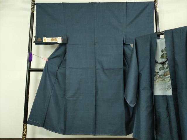 平和屋着物■極上 男性 本場大島紬 アンサンブル 長羽織 100亀甲 総詰め 中村ミサヨ作 証紙付き 逸品 未使用 DZAB2174kh6