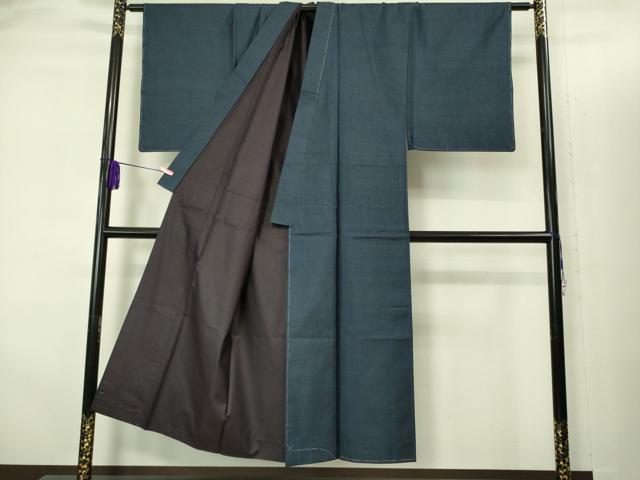 平和屋着物■極上 男性 本場大島紬 アンサンブル 長羽織 100亀甲 総詰め 中村ミサヨ作 証紙付き 逸品 未使用 DZAB2174kh6