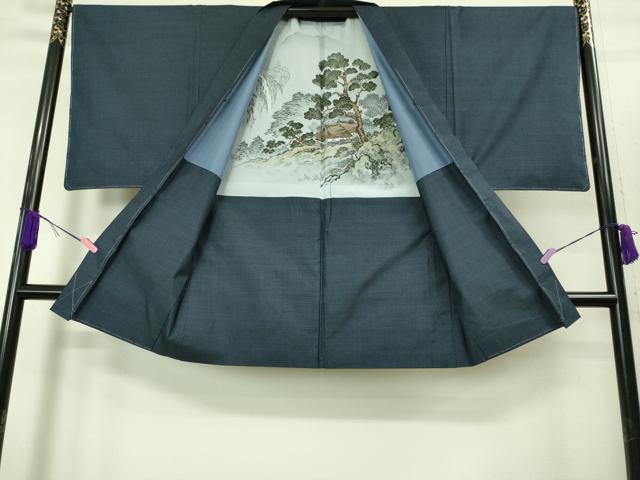 平和屋着物■極上 男性 本場大島紬 アンサンブル 長羽織 100亀甲 総詰め 中村ミサヨ作 証紙付き 逸品 未使用 DZAB2174kh6