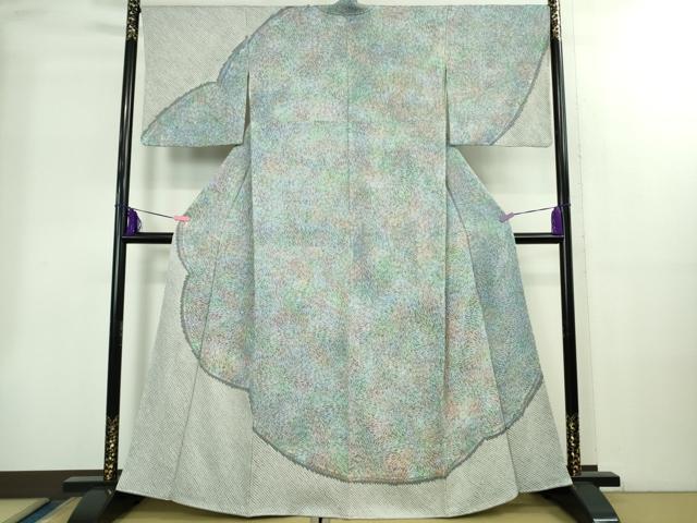 平和屋本店●極上 名門 藤娘きぬたや・総絞り 訪問着 菊 暈し染め 逸品 DZAB2195kh6