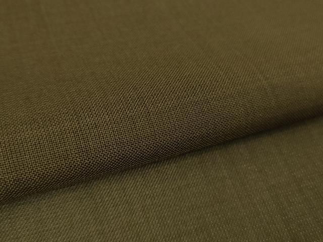 平和屋本店*希少 夏物 男性 本場黄八丈 夏黄八 紗紬 キングサイズ 伝統工芸士 西條吉広 海松茶色 証紙付き 逸品 DZAB2239kh6