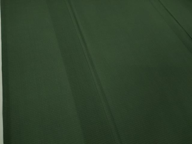 平和屋本店*極上 男性 夏物 東郷織物謹製 本場大島紬 夏大島 キングサイズ みじん格子 虫襖色地 逸品 DZAB2252kh6