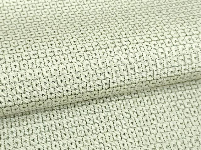 平和屋着物●極上 本塩沢 110亀甲 総詰め 逸品 未使用 DZAB2275kh6