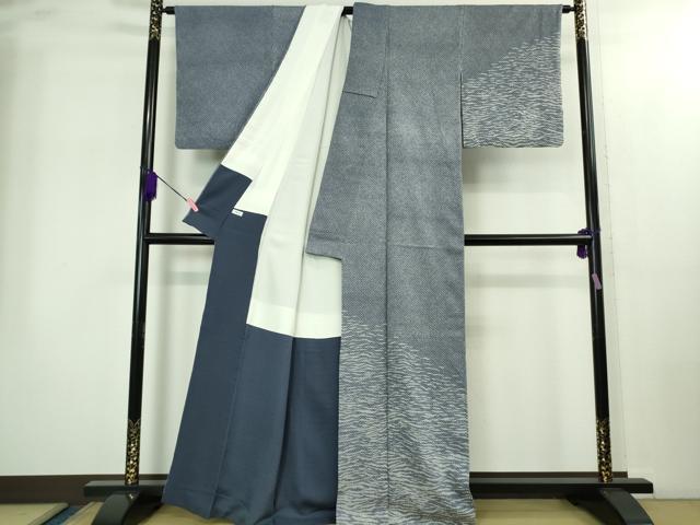 平和屋本店●極上 名門 藤娘きぬたや・総絞り 訪問着 霞文 逸品 DZAB2291kh6
