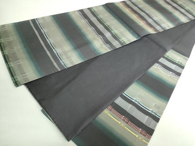 平和屋着物●極上 高島織物 六通柄袋帯 吉野間道 逸品 DZAB2381kh6