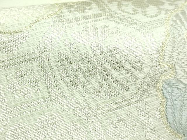 平和屋着物●極上 六通柄袋帯 唐織 雪輪花文 金銀糸 逸品 DZAB2395kh6