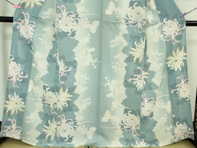 平和屋着物∴極上 夏物 浴衣 撫松庵 綿 乱菊 逸品 DZAB2434kh6