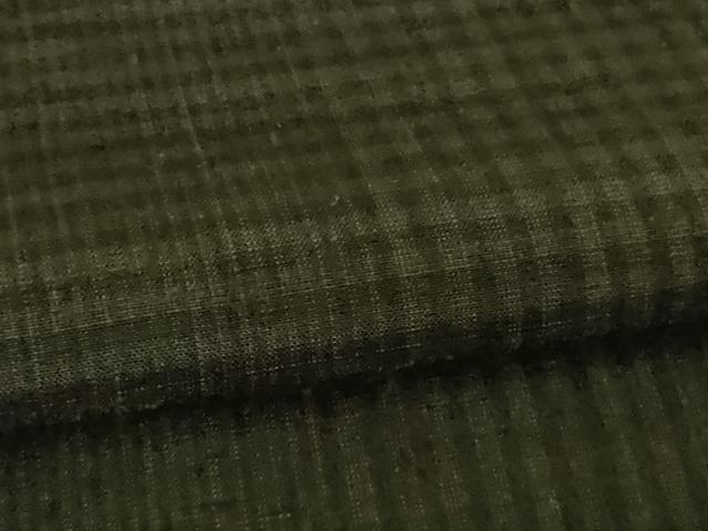 平和屋本店●極上 工芸染織 むら田 紬 変わり市松 たとう紙付き 逸品 DZAB2451kh6